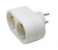 TOMADA DE CORRENTE SAIDA DUPLA FRONTAL 220 VOLTS